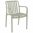 Safavieh Holly Plastic Dining Armchair Set of 2 in Green