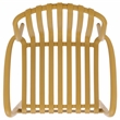 Safavieh Holly Plastic Dining Armchair Set of 2 in Yellow