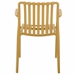 Safavieh Holly Plastic Dining Armchair Set of 2 in Yellow