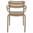 Safavieh Sarah Plastic Dining Armchair Set of 2  in Beige