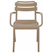 Safavieh Sarah Plastic Dining Armchair Set of 2  in Beige