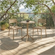 Safavieh Sarah Plastic Dining Armchair Set of 2  in Beige