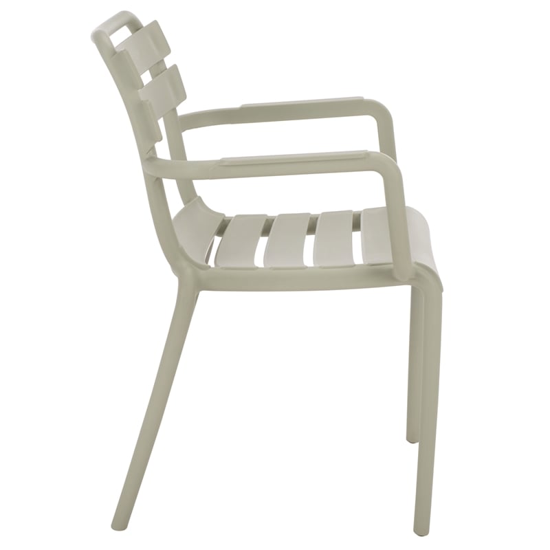 Safavieh Sarah Plastic Dining Armchair Set of 2  in Green