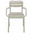Safavieh Sarah Plastic Dining Armchair Set of 2  in Green