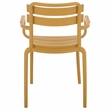 Safavieh Sarah Plastic Dining Armchair Set of 2  in Yellow