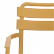 Safavieh Sarah Plastic Dining Armchair Set of 2  in Yellow