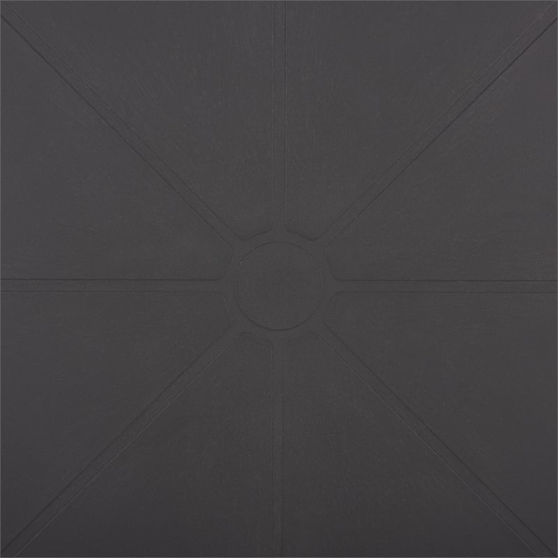 Safavieh Stella Square Plastic Bistro Table  in Black
