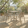 Safavieh Stella Square Plastic Bistro Table  in Beige
