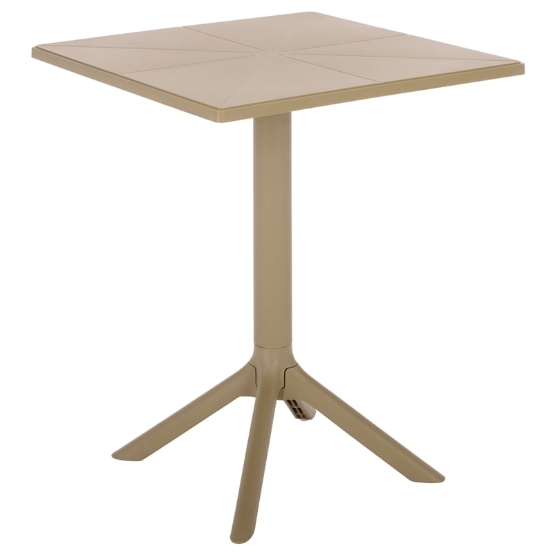 Safavieh Stella Square Plastic Bistro Table  in Beige