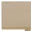 Safavieh Stella Square Plastic Bistro Table  in Beige