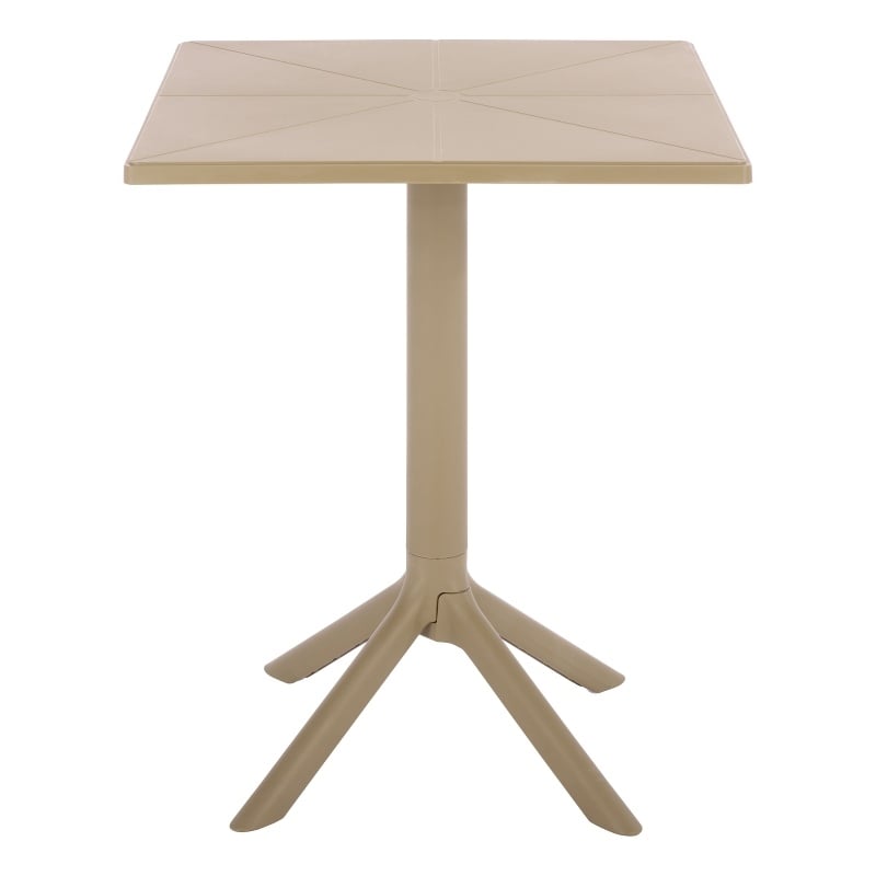 Safavieh Stella Square Plastic Bistro Table  in Beige