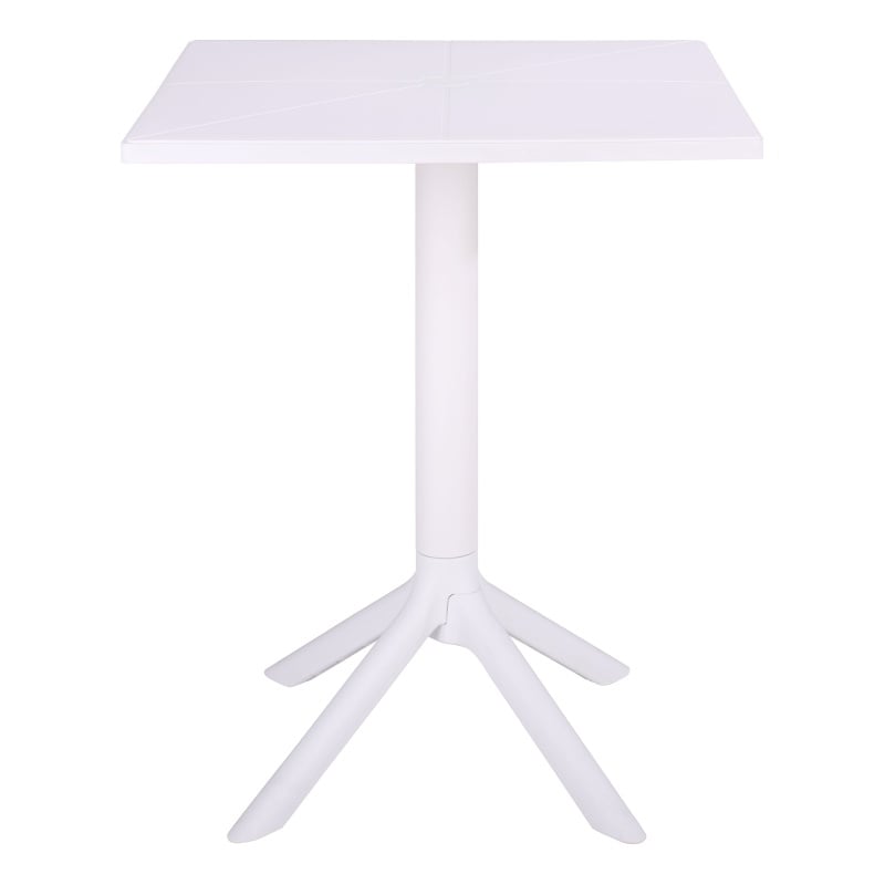 Safavieh Stella Square Plastic Bistro Table  in White