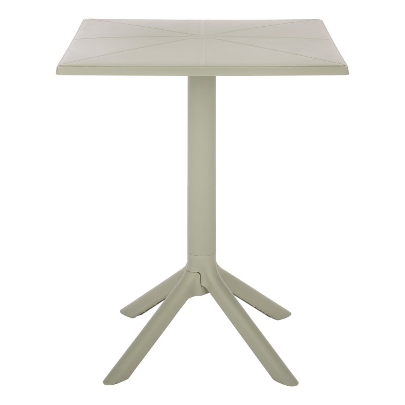Safavieh Stella Square Plastic Bistro Table  in Green