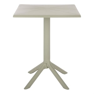 Safavieh Stella Square Plastic Bistro Table  in Green