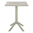 Safavieh Stella Square Plastic Bistro Table  in Green