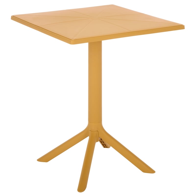 Safavieh Stella Square Plastic Bistro Table  in Yellow