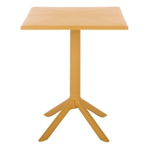 Safavieh Stella Square Plastic Bistro Table  in Yellow