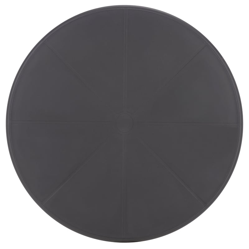 Safavieh Stella Round Plastic Bistro Table in Black