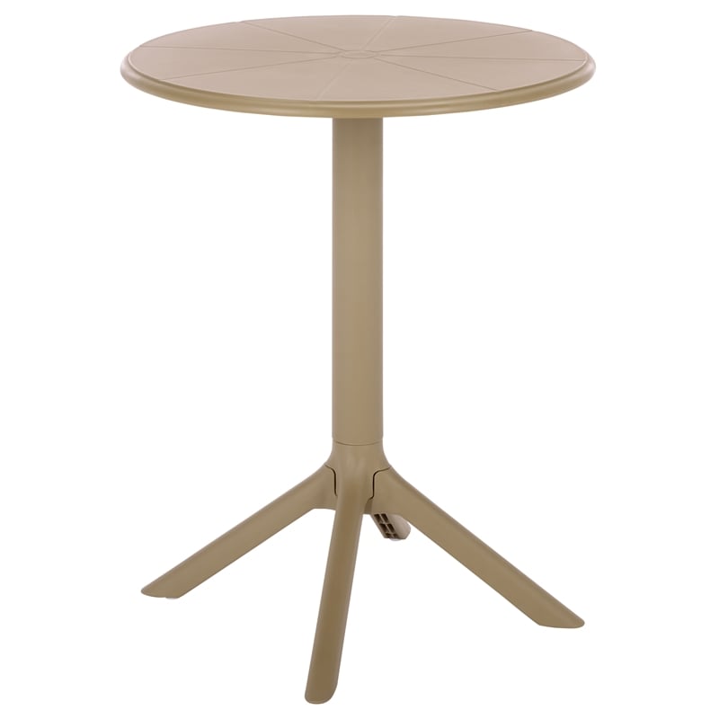 Safavieh Stella Round Plastic Bistro Table  in Beige