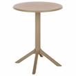 Safavieh Stella Round Plastic Bistro Table  in Beige