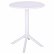 Safavieh Stella Round Plastic Bistro Table in White