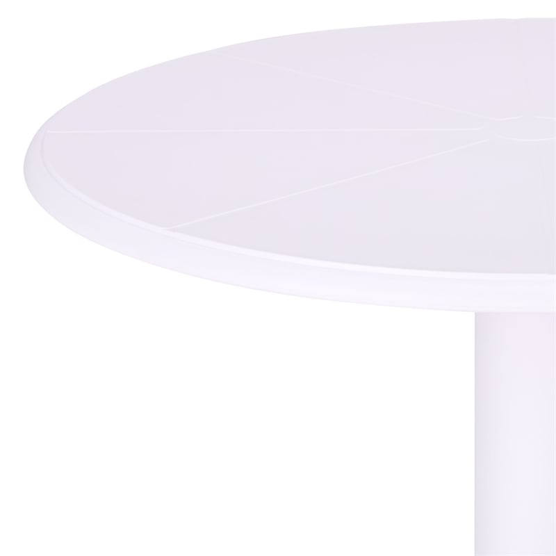 Safavieh Stella Round Plastic Bistro Table in White