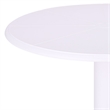 Safavieh Stella Round Plastic Bistro Table in White