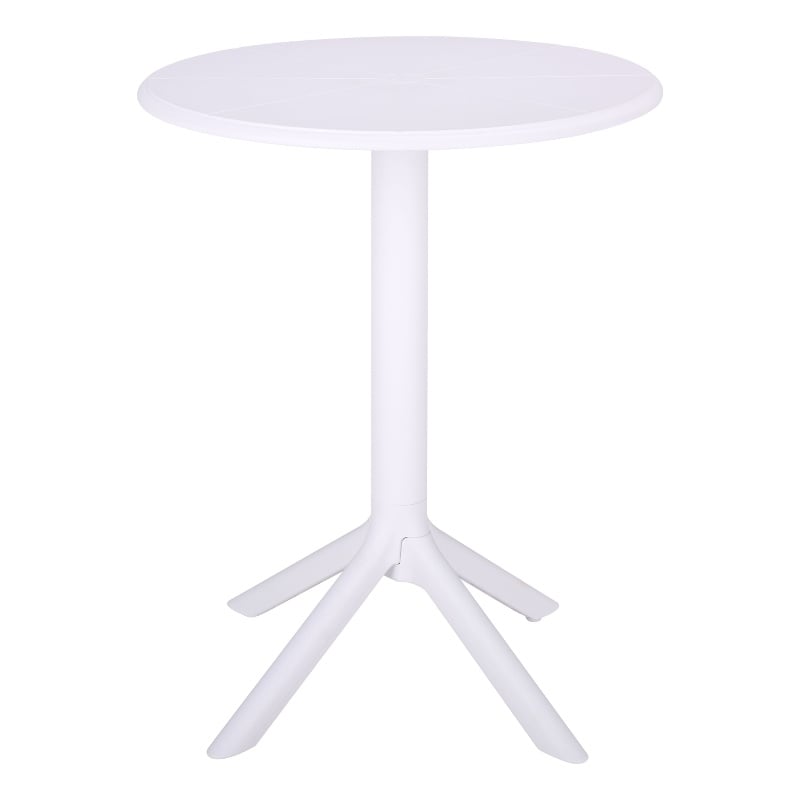 Safavieh Stella Round Plastic Bistro Table in White