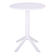 Safavieh Stella Round Plastic Bistro Table in White
