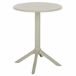 Safavieh Stella Round Plastic Bistro Table in Green