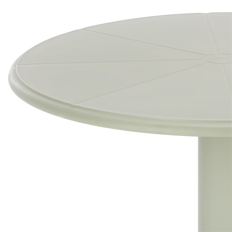 Safavieh Stella Round Plastic Bistro Table in Green