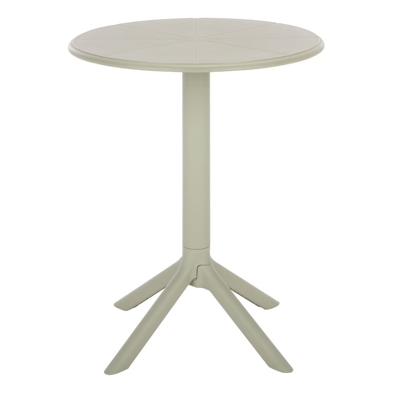 Safavieh Stella Round Plastic Bistro Table in Green