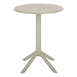 Safavieh Stella Round Plastic Bistro Table in Green