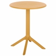 Safavieh Stella Round Plastic Bistro Table in Yellow