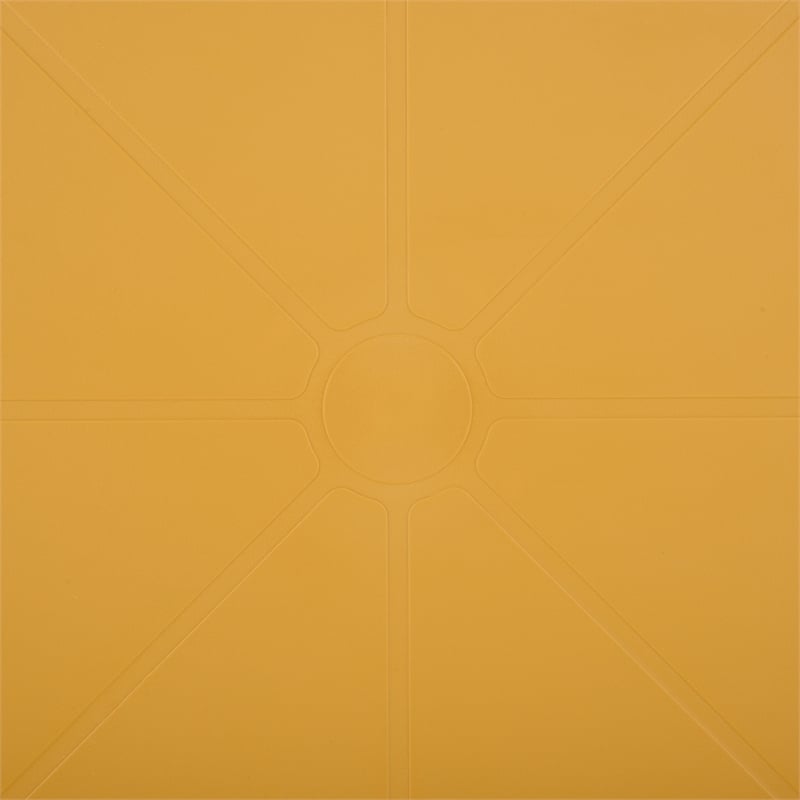 Safavieh Stella Round Plastic Bistro Table in Yellow