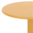 Safavieh Stella Round Plastic Bistro Table in Yellow