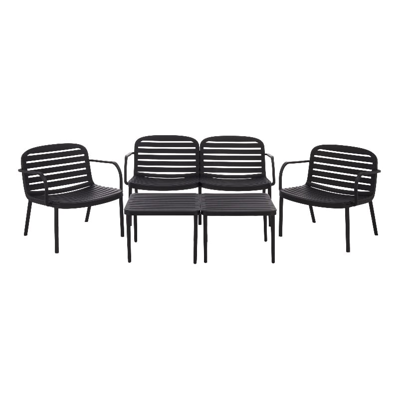 Safavieh Thompson Living Set in Black