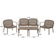 Safavieh Thompson Living Set  in Beige