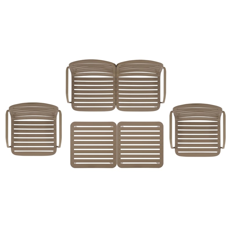 Safavieh Thompson Living Set  in Beige