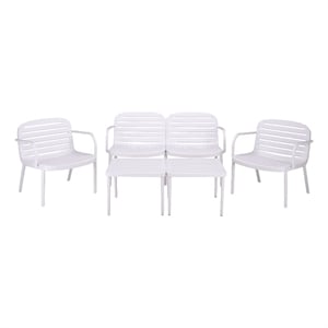 Safavieh Thompson Living Set  in White