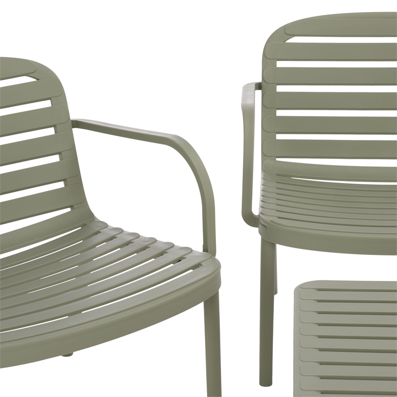 Safavieh Thompson Living Set  in Green