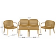 Safavieh Thompson Living Set  in Yellow