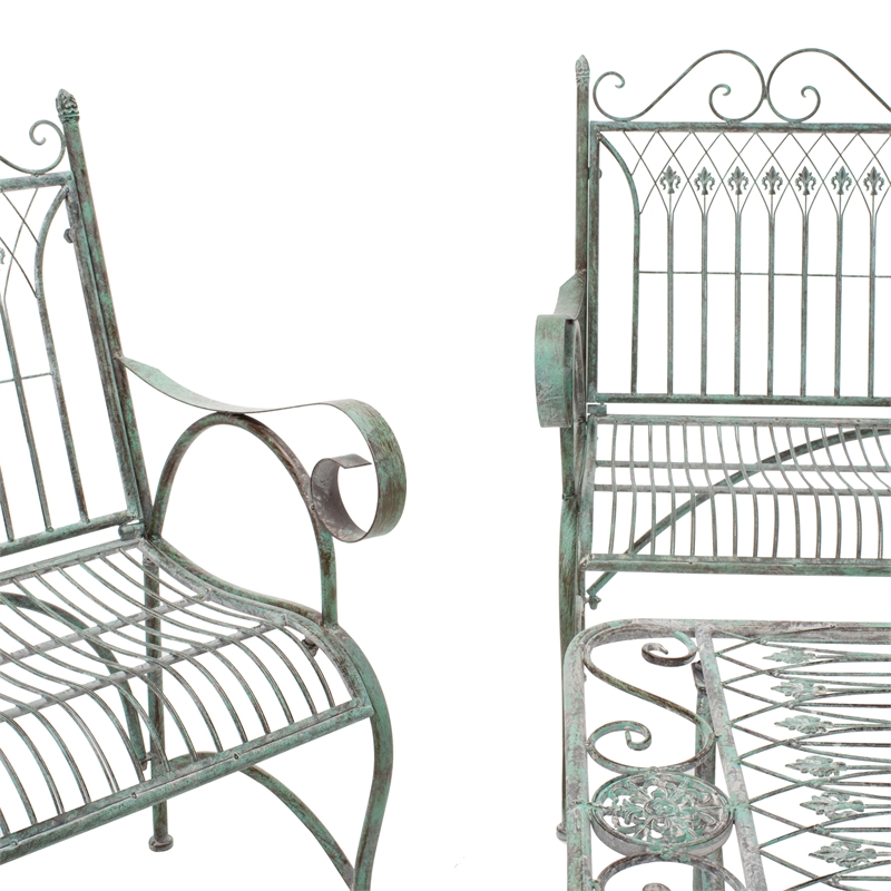 Safavieh Leah 4 Piece Iron Set  in Green