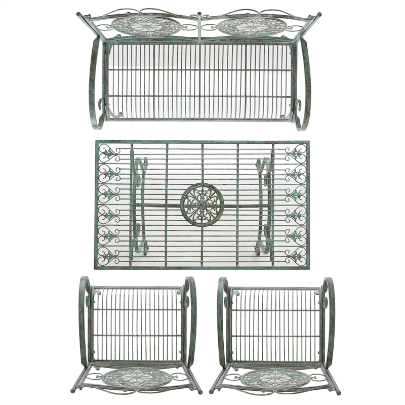 Safavieh Sophie 4 Piece Iron Set in Green