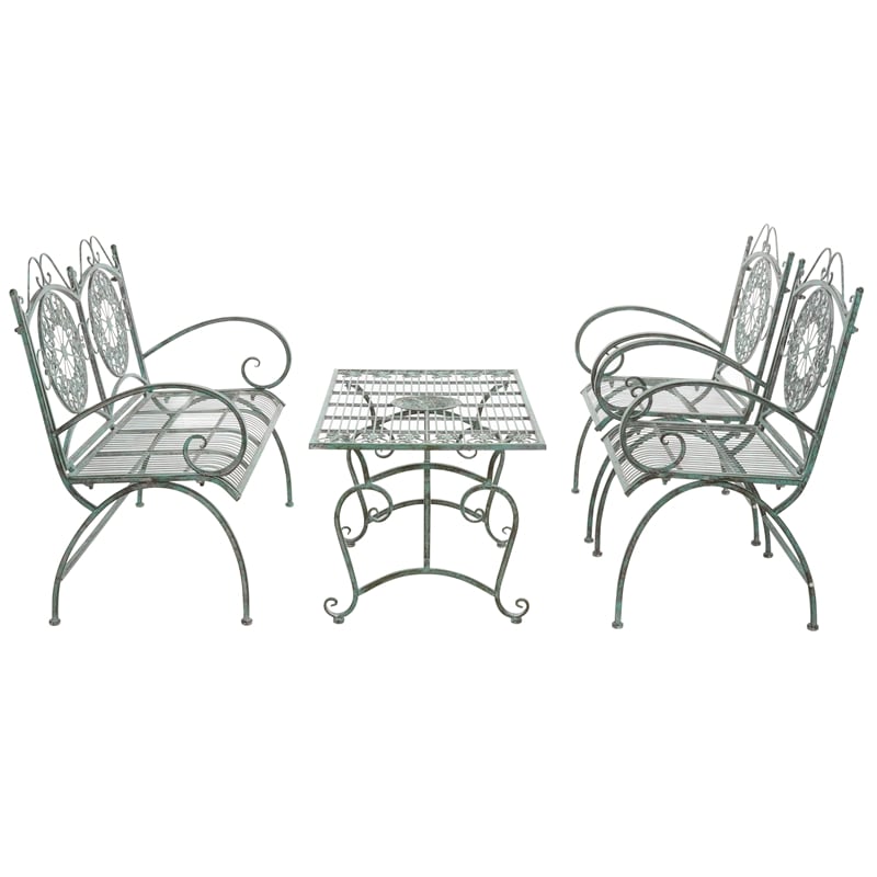 Safavieh Sophie 4 Piece Iron Set in Green