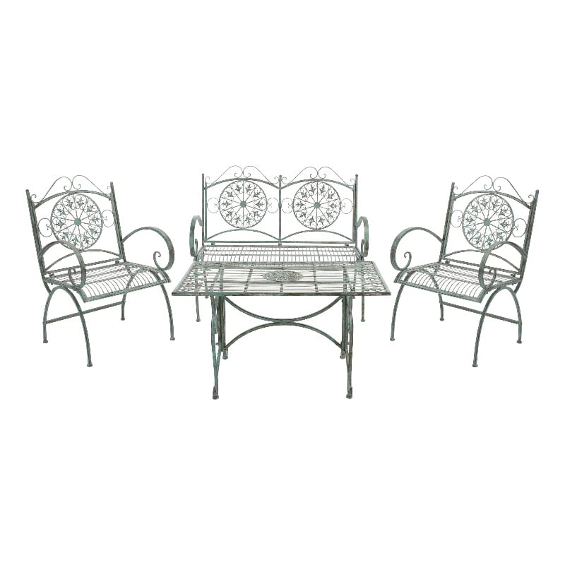 Safavieh Sophie 4 Piece Iron Set in Green