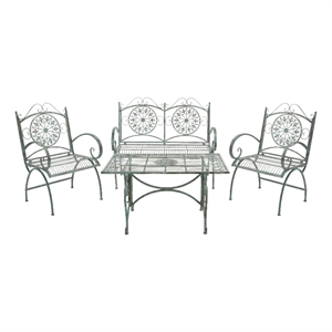 Safavieh Sophie 4 Piece Iron Set in Green