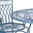 Safavieh Thessaly 5 Pc Iron Dining Set in Blue