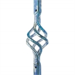 Safavieh Thessaly 5 Pc Iron Dining Set in Blue