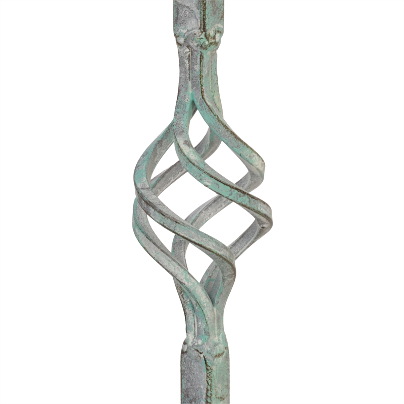Safavieh Thessaly 5 Pc Iron Dining Set in Green